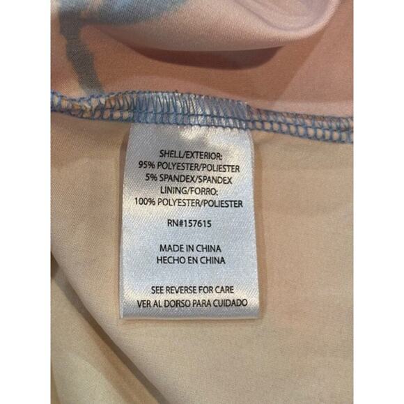 Nicole Miller Halter Neck Sleeveless Abstract Print Satin Maxi Dress – Small - Picture 8 of 9